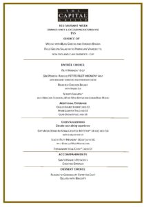 Stamford Restaurant Week 2023