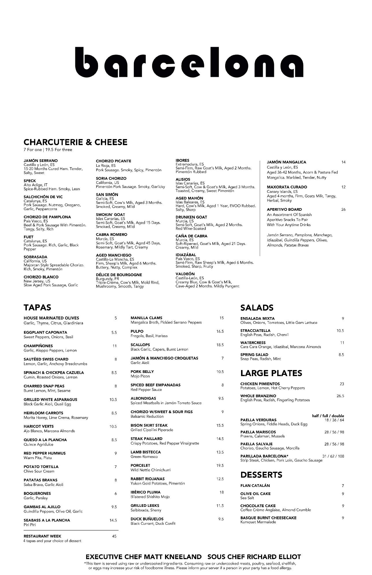 Barcelona Wine Bar Stamford Ct