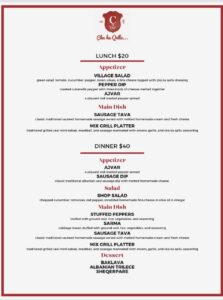 Cka Ka Qellu Stamford Restaurant Week Menu 2023